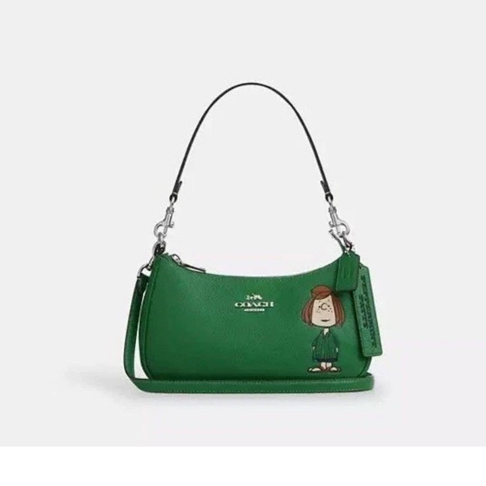 ✅ Coach X Peanuts ✅ Teri Shoulder Bag ✅ Peppermint Patty - NEW!